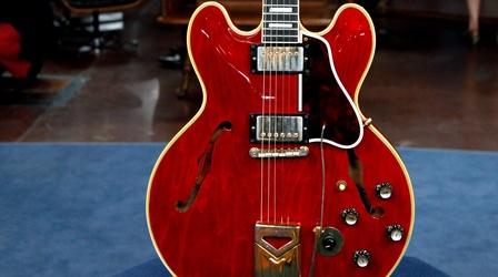 Video thumbnail: Antiques Roadshow Appraisal: 1963 Gibson ES-355 Stereo Electric Guitar