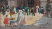 Appraisal: 1915 Ivan Olinsky Oil Painting