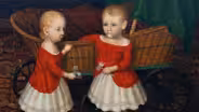 Appraisal: Marcus Mote Folk Portrait, ca. 1849