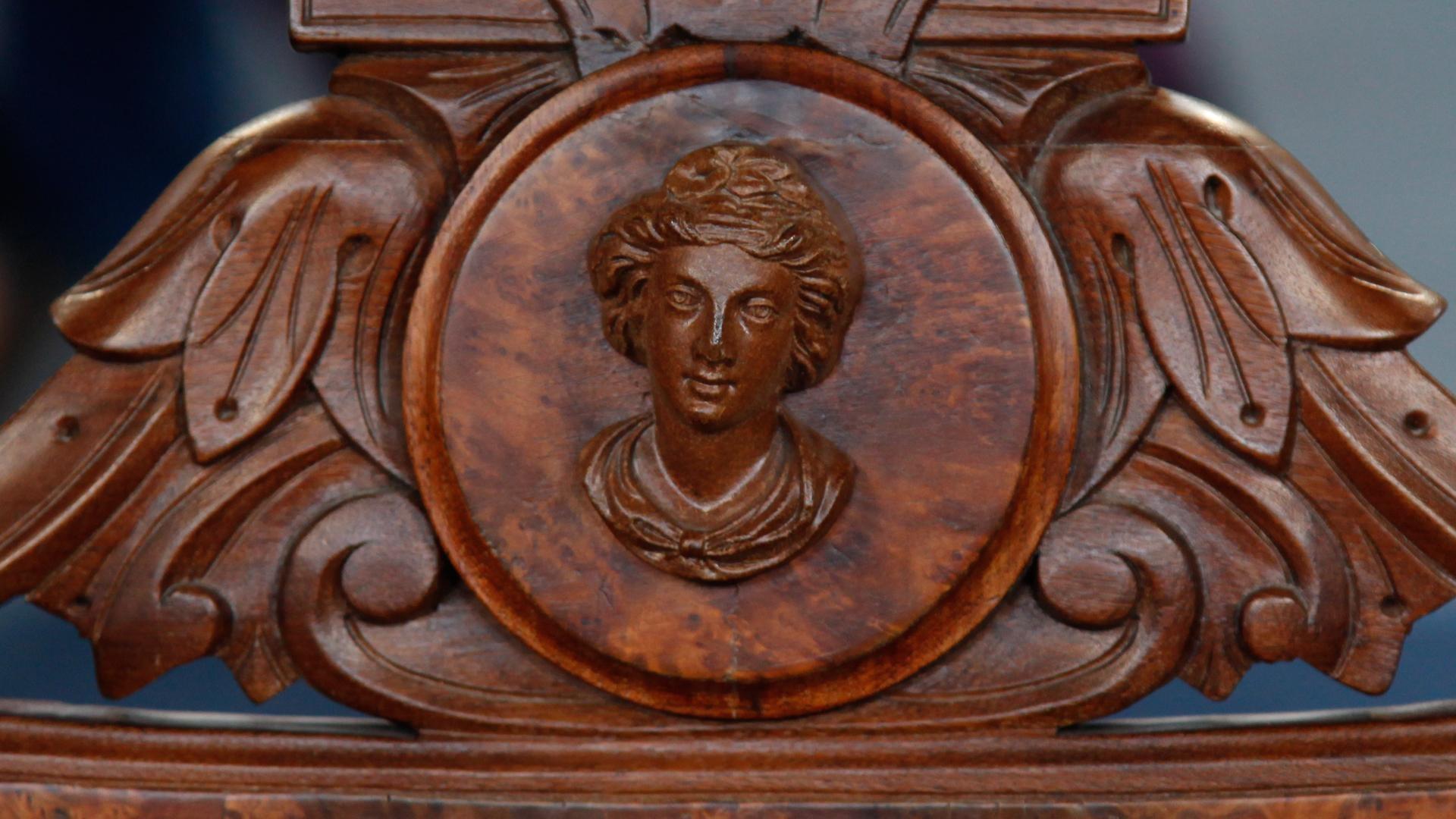 Appraisal: American Walnut Settee, ca. 1870