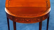 Appraisal: Hepplewhite Inlaid Games Table, ca. 1810