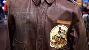 "Appraisal: WWII A-2 Leather Bomber Jacket & Photo...