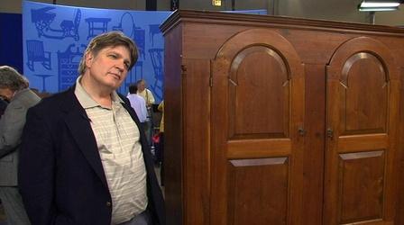 Video thumbnail: Antiques Roadshow Fake Schrank Pennsylvania Cabinet: Owner Interview