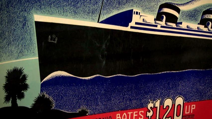 Appraisal: 1937 Art Deco Ocean Liner Posters