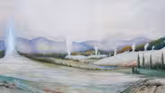 Appraisal: 1883 Arthur Brown "Yellowstone" Watercolor