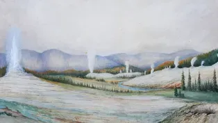 Appraisal: 1883 Arthur Brown "Yellowstone" Watercolor