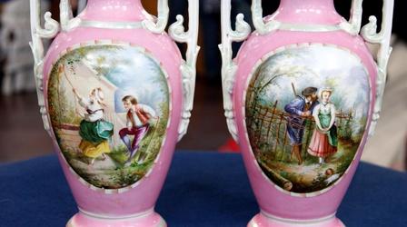 Video thumbnail: Antiques Roadshow Appraisal: French Porcelain Mantel Vases, ca. 1880