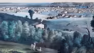 Appraisal: "View of Des Moines" Print, ca. 1856