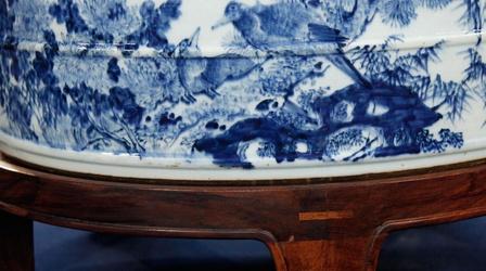Video thumbnail: Antiques Roadshow Appraisal: Chinese Blue and White Porcelain Bath Basin