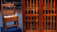 Appraisal: 19th C. Spanish Colonial Chair & Trastero
