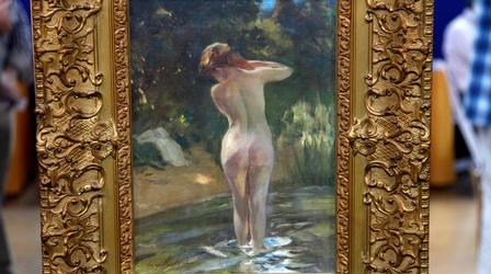 Video thumbnail: Antiques Roadshow Appraisal: Irving Ramsey Wiles Oil Painting, ca. 1905