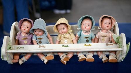 Video thumbnail: Antiques Roadshow Appraisal: Dionne Quintuplets Dolls & Rocker, ca. 1934