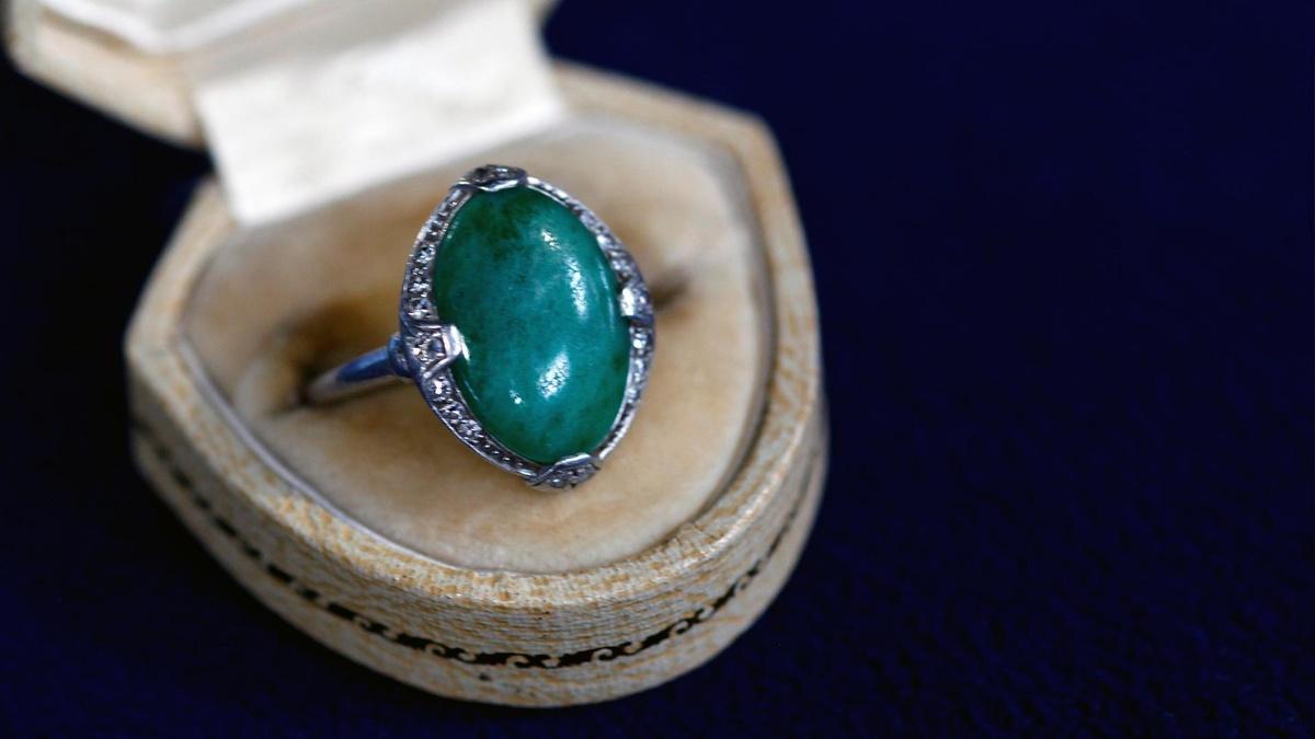 Appraisal 1938 Granat Brothers Jade & Diamond Ring Antiques Roadshow