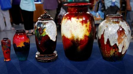 Video thumbnail: Antiques Roadshow Appraisal: Royal Doulton Vases, ca. 1920