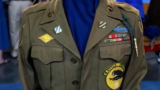 Appraisal: WWII 3rd Infantry Ike Jacket & Fighting Knife,...