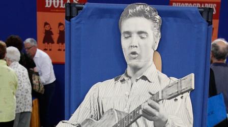Video thumbnail: Antiques Roadshow Appraisal: 1956 Elvis "Love Me Tender" Standee
