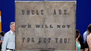 Appraisal: 1865 Abraham Lincoln Mourning Parade Banner