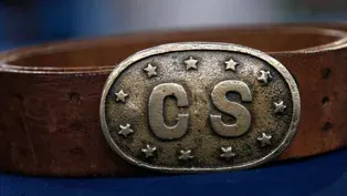 Appraisal: Confederate Belt Buckle with Stars
