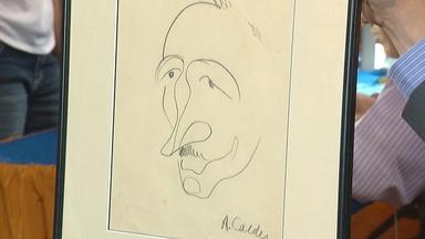 Appraisal: 20th-Century Alexander Calder Drawing