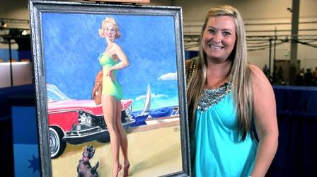 Video thumbnail: Antiques Roadshow Owner Interview: Earl Moran Pinup Painting, ca. 1955