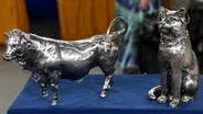 Appraisal: Late 19th-Century European Silver Figurines