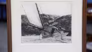 Appraisal: 1922 Edward Hopper Etching, "The Cat Boat"