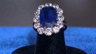 Appraisal: Sapphire & Diamond Ring, ca. 1925