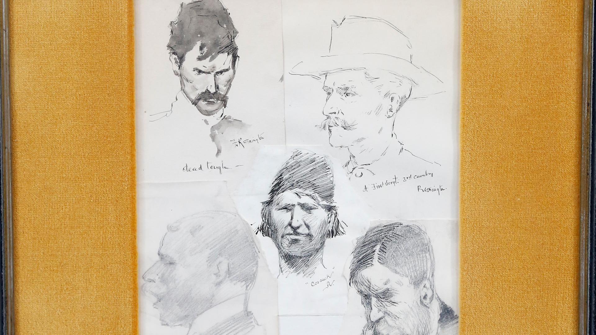 Appraisal: Sketches Attributed to Frederic Remington | Antiques ...