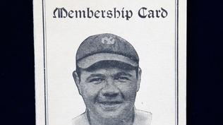 Appraisal: Babe Ruth Candy Club Card, ca. 1926