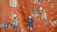 Appraisal: Chinese Silk Panel ca. 1880