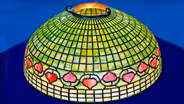 Appraisal: Tiffany Studio Vine Border Lamp Shade, ca. 1906