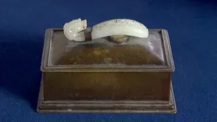 Appraisal: White Jade Mounted Cigarette Box