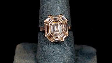 Appraisal: French Art Deco Diamond Ring, ca. 1930