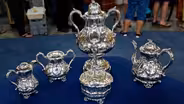 Appraisal: Hyde & Goodrich Tea Service, ca. 1850