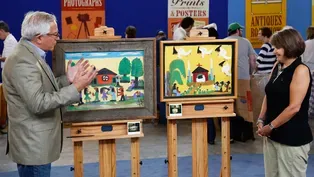 Appraisal: Clementine Hunter Paintings, ca. 1980