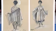 Appraisal: John Biggers Charcoal & Chalk Drawings, ca. 1957