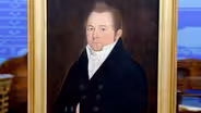 Appraisal: John Brewster Jr. Portrait & Baldwin Spoon