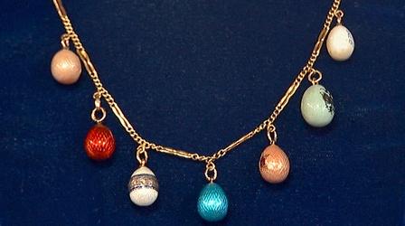Video thumbnail: Antiques Roadshow Appraisal: Russian Enamel Egg Necklace, ca. 1910