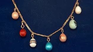 Appraisal: Russian Enamel Egg Necklace, ca. 1910