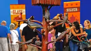 Appraisal: Folk Art Carved Bird Tree, ca. 1900