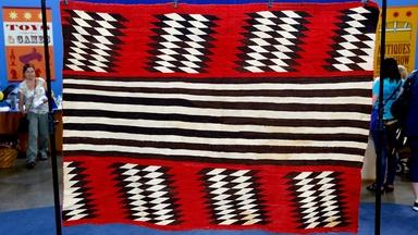 Appraisal: Navajo Woman's Wearing-Blanket-Style Rug