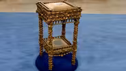 Appraisal: Folk Art Spool Table, ca. 1900