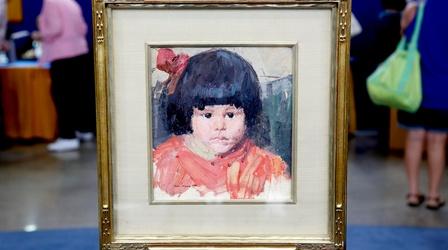 Video thumbnail: Antiques Roadshow Appraisal: 1919 Leon Gaspard "Portrait of a Young Girl" Oil 