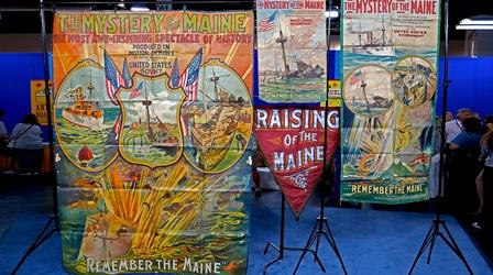 Video thumbnail: Antiques Roadshow Appraisal: "Mystery of the Maine" Posters & Banner