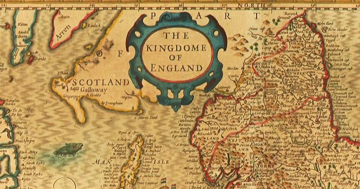 Web Appraisal: "Kingdom of England" Map, ca. 1611  Antiques Roadshow  PBS