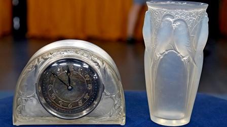 Video thumbnail: Antiques Roadshow Appraisal: René Lalique Clock & Vase