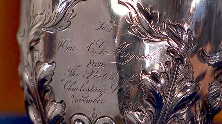 Video thumbnail: Antiques Roadshow Appraisal: 1860 Silver Presentation Cup