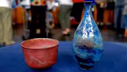 Appraisal: Natzler Bowl & Vase, ca. 1960