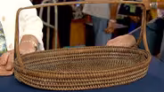 Appraisal: Virginia Fork Handle Basket, ca. 1900