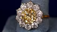 Appraisal: Yellow Diamond Ring, ca. 1905